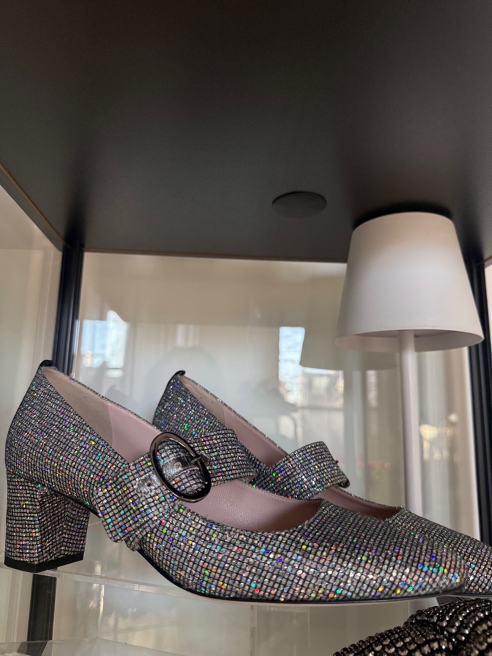SJP by Sarah Jessica Parker Iridescent Glitter Mary Jane Pump